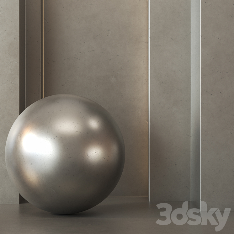 16 Million Color Metal Sheet Texture 4K – Seamless 3DS Max - thumbnail 1