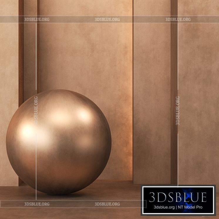 3 Bronze Texture 4k (3 Color) Seamless – Tileable 3DS Max - thumbnail 3