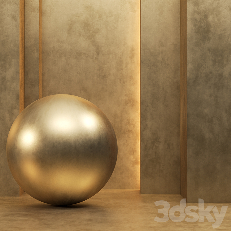 3 Gold Texture 4k (3 Color) Seamless – Tileable 3DS Max - thumbnail 2