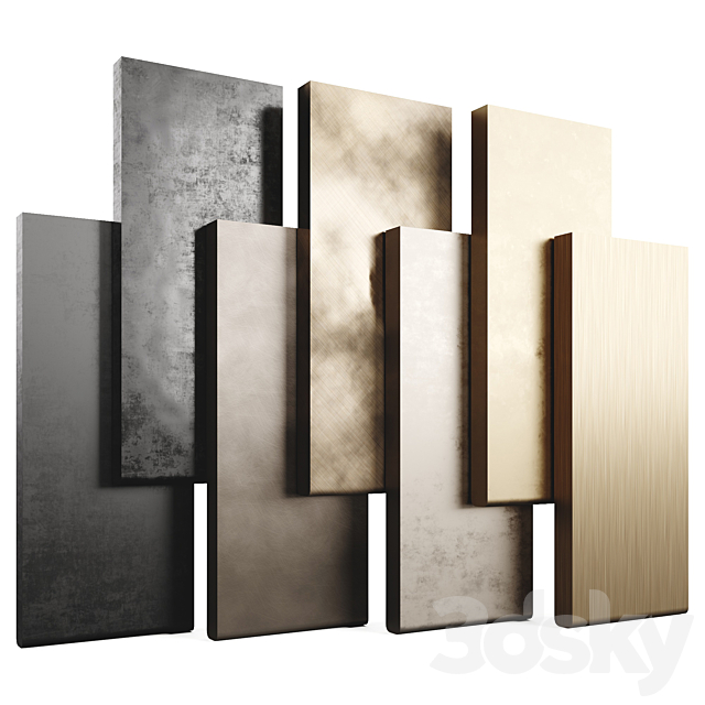 Metal Materials LuxLucia Casa – 7 Colors Set02M1 3ds Max - thumbnail 1