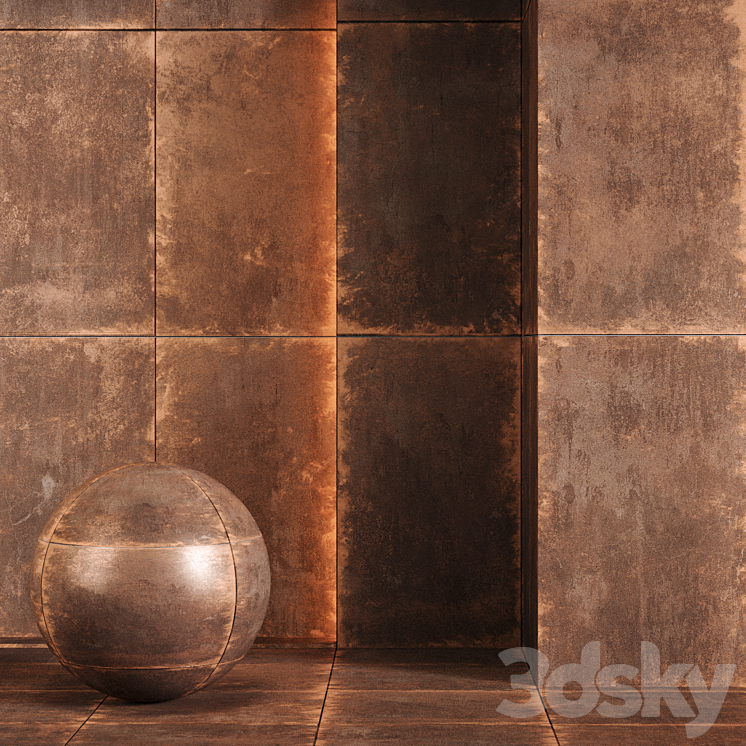 Rusty metal 3DS Max - thumbnail 1