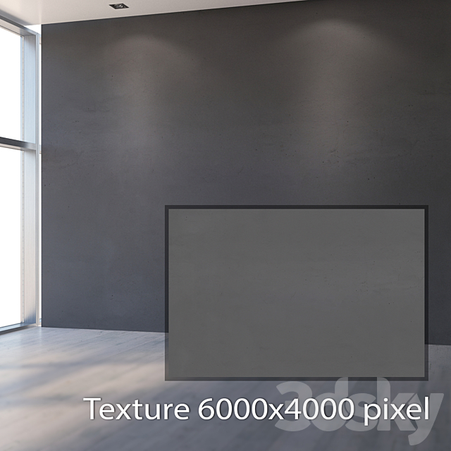 Stucco dark 787 3ds Max - thumbnail 2