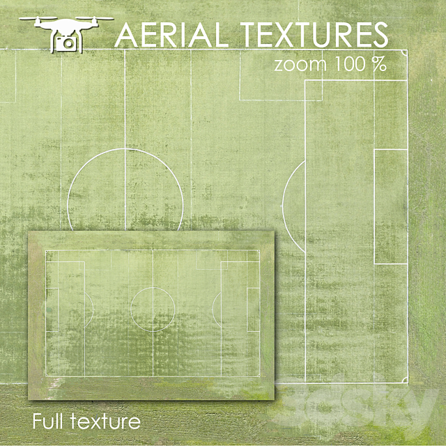 Aerial texture 3 3ds Max - thumbnail 1