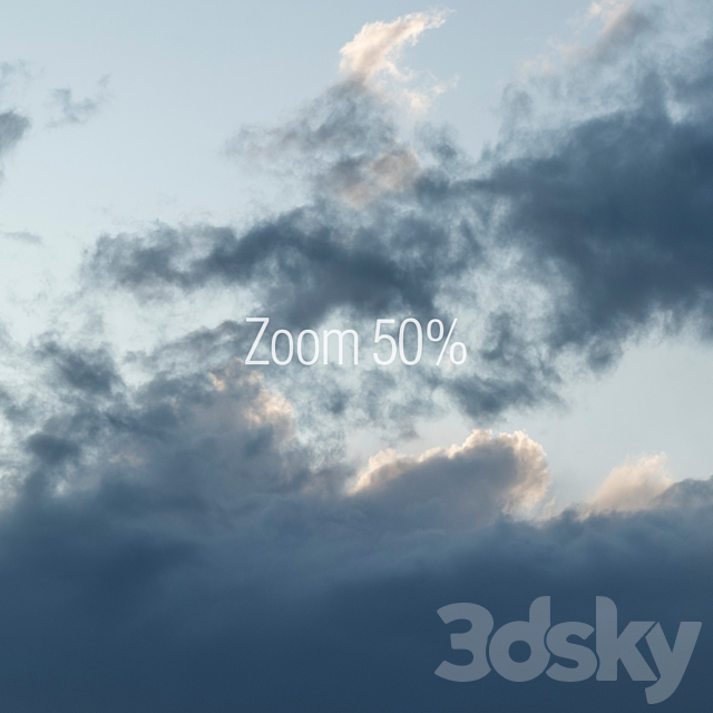 Clouds for the exterior. Storm. Evening 3DS Max Model - thumbnail 2