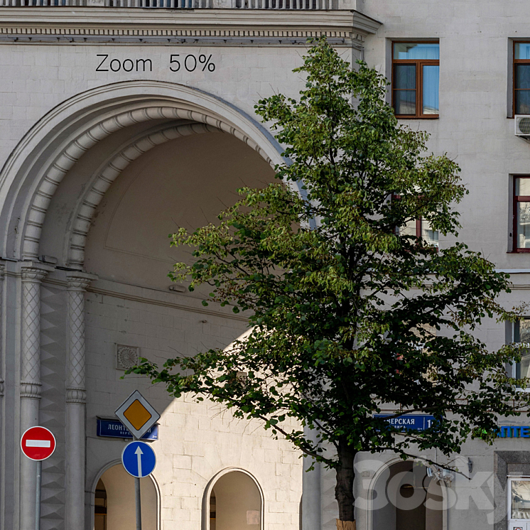 Panorama from Tverskaya street 3DS Max Model - thumbnail 2