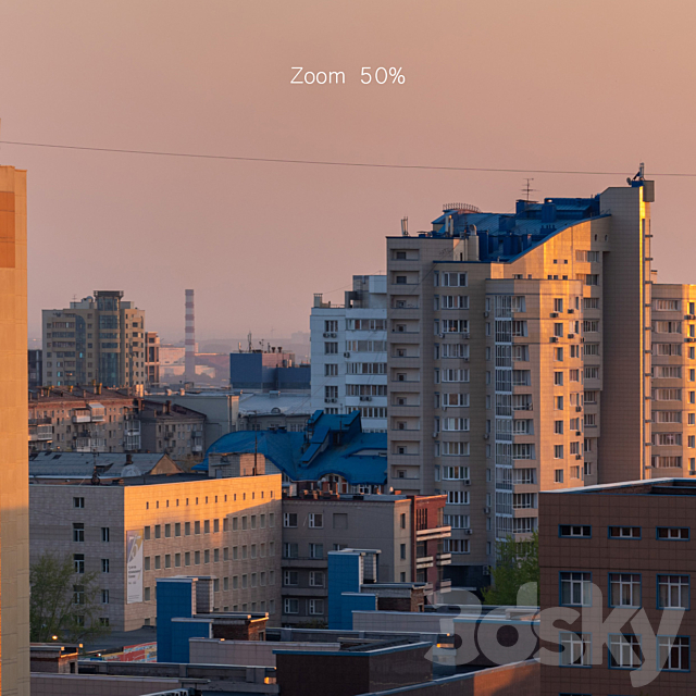 Panorama of Novosibirsk from the center in the morning. 30k 3DSMax File - thumbnail 7