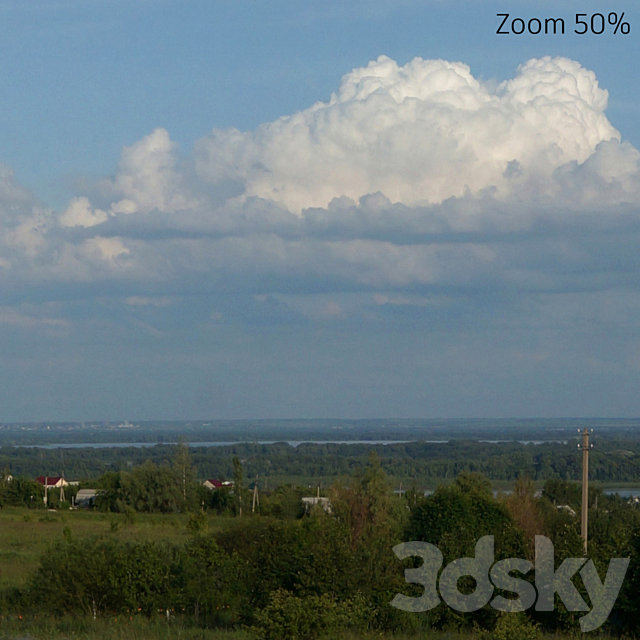 Panorama of the sky collection No. 7 3DS Max Model - thumbnail 3