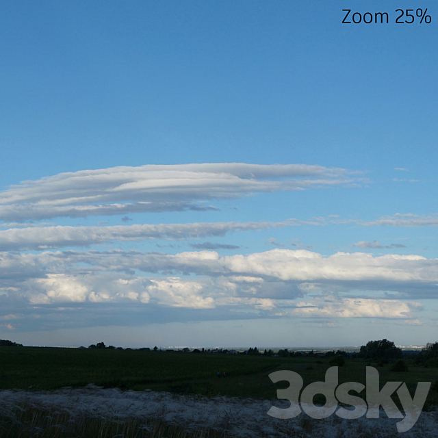 Panorama of the sky collection No. 9 3ds Max - thumbnail 2