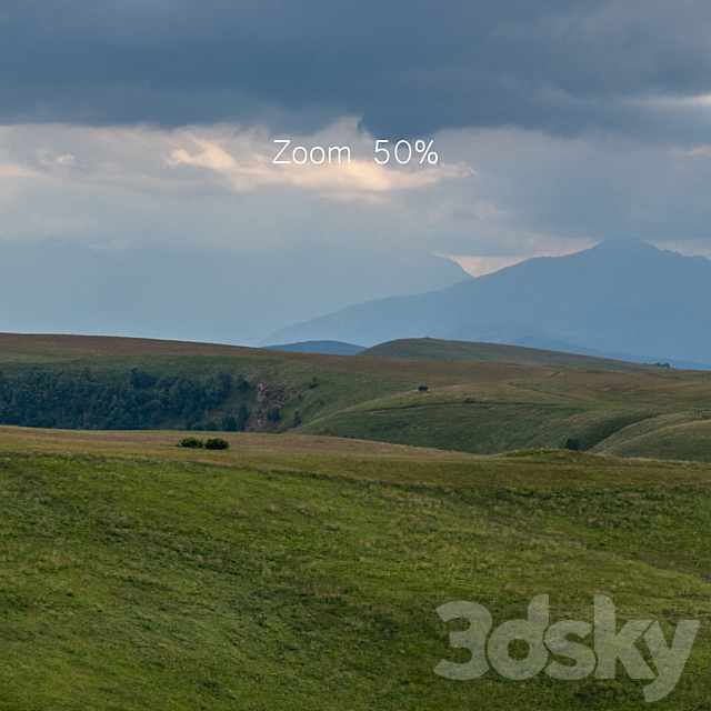 Panorama with mountains. 2 pcs. 30k 3DSMax File - thumbnail 6