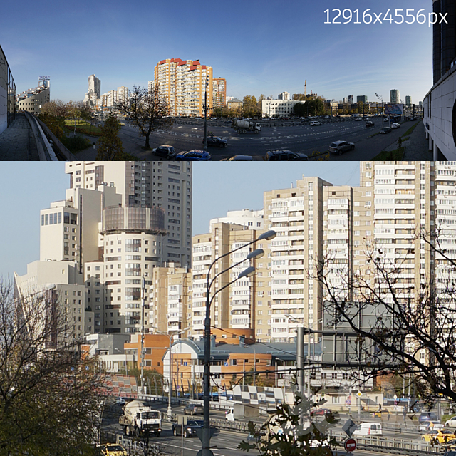 Panoramas of Moscow streets. collection number 2 3DSMax File - thumbnail 3