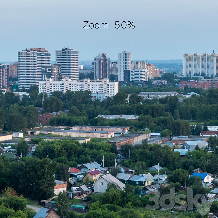 Panoramas of Novosibirsk. 2 pcs 3DS Max Model - thumbnail 2