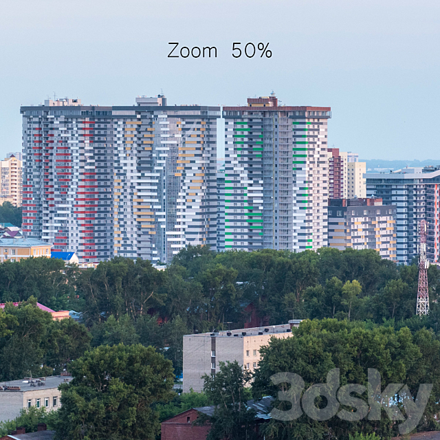 Panoramas of Novosibirsk. 2 pcs 3DSMax File - thumbnail 5