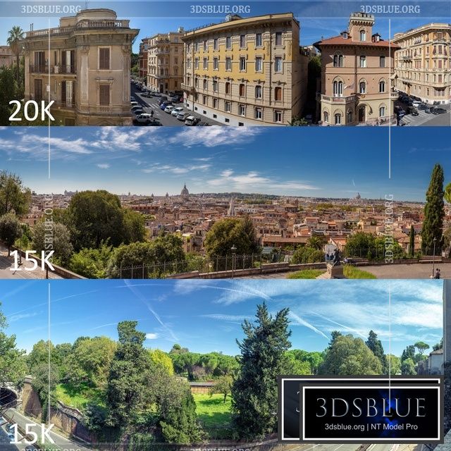 Panoramas of Rome 3DS Max - thumbnail 3