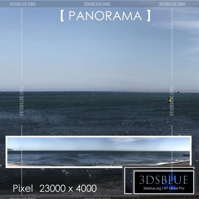 Set of panoramas of the sea 3DS Max - thumbnail 3