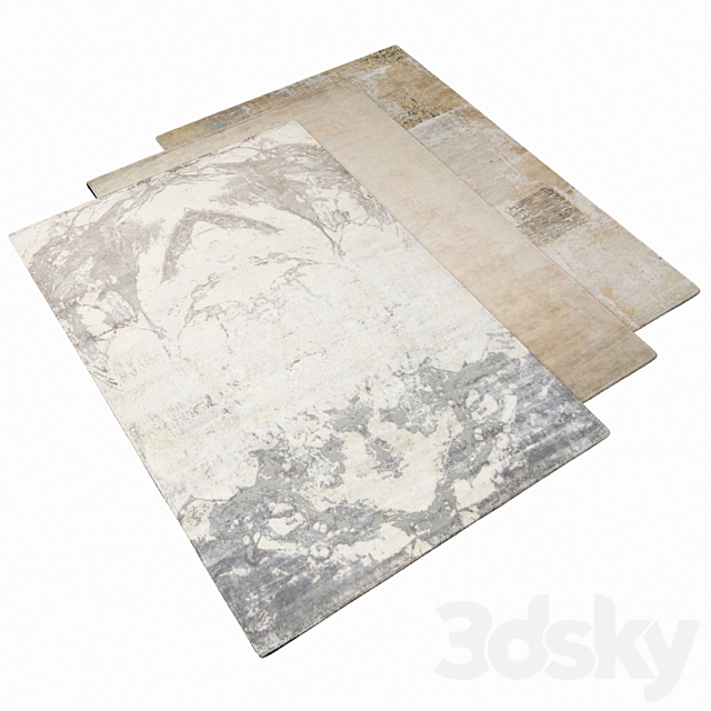 Three rugs – SAHRAI MILANO_04 3DS Max Model - thumbnail 4