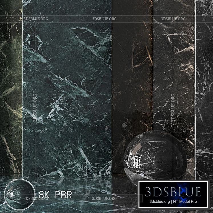 2 Marble Material 8K (Seamless Tileable) DrCG No 72 3DS Max - thumbnail 3