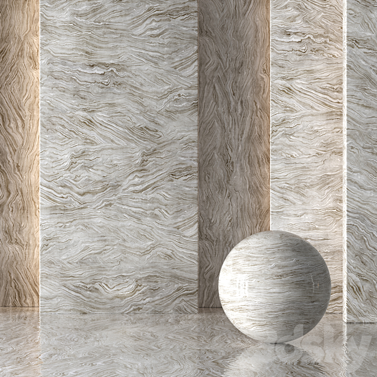 4 Marble 8K (Seamless – Tileable) DrCG No 80 3DS Max Model - thumbnail 2