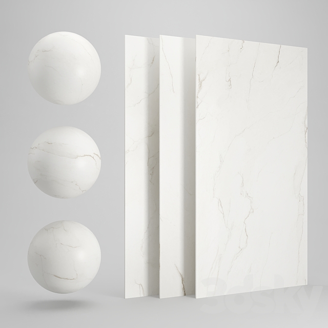 Antolini Calacatta Brasil Marble 3ds Max - thumbnail 2