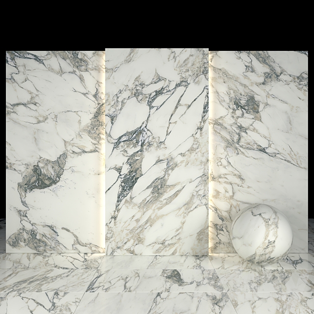 Arabescato Marble 04 3DS Max Model - thumbnail 2