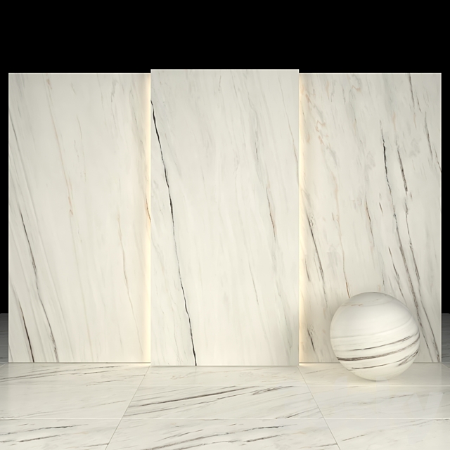 Bianco Great Marble 3ds Max - thumbnail 2