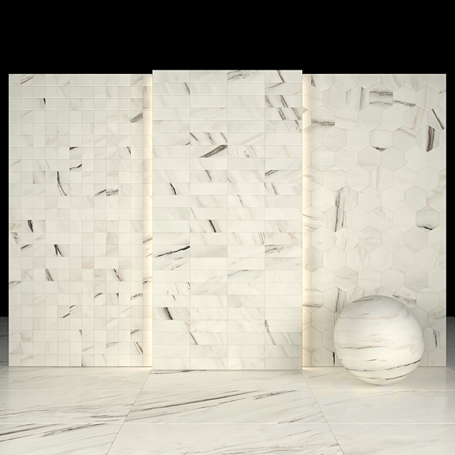 Bianco Great Marble 3ds Max - thumbnail 3