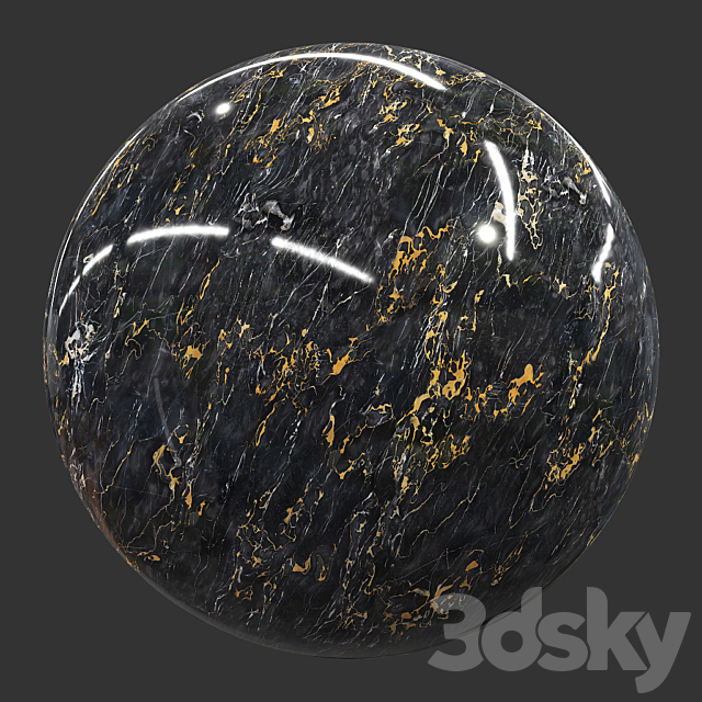 Black marble 3DSMax File - thumbnail 1