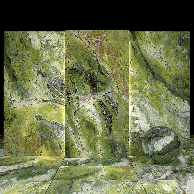 Brilliant Green Marble 02 3DS Max - thumbnail 1