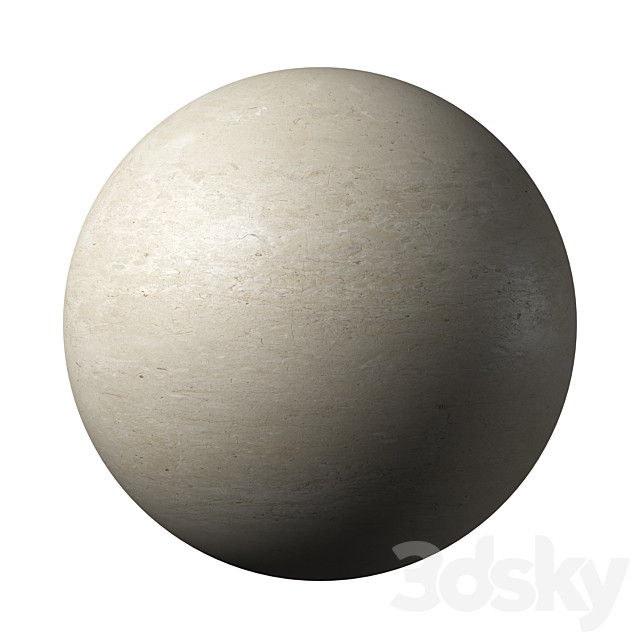 Brushed Limestone 01 3DS Max Model - thumbnail 2