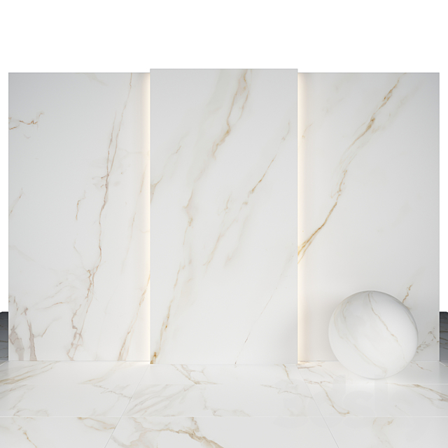 Calacatta Gold Marble 11 3DS Max Model - thumbnail 2