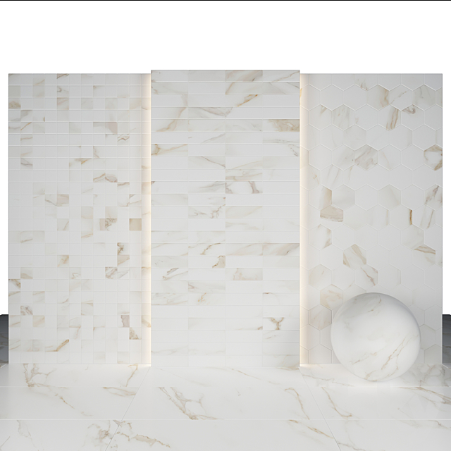 Calacatta Gold Marble 11 3DS Max Model - thumbnail 3