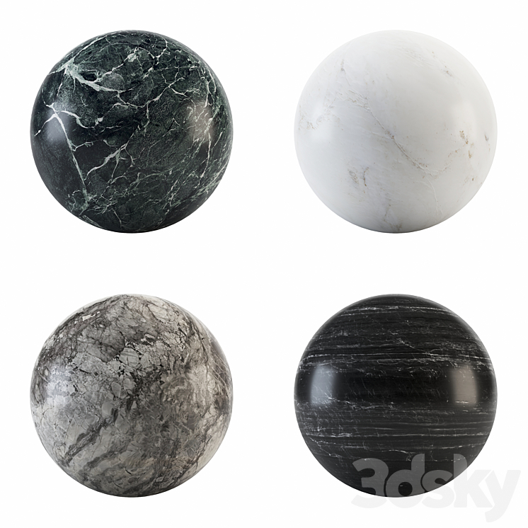 Collection Marble 03 3DS Max Model - thumbnail 1