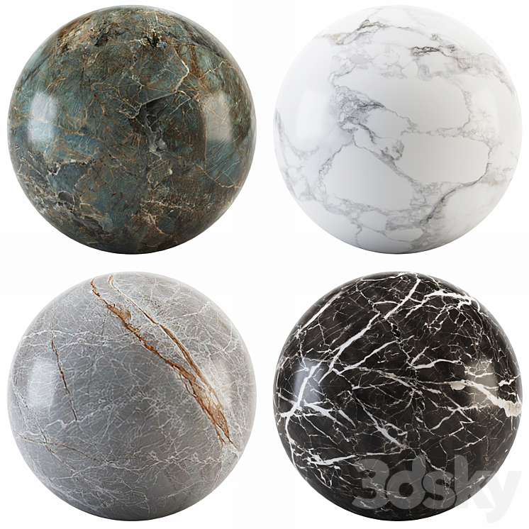 Collection Marble 05 3DS Max - thumbnail 1