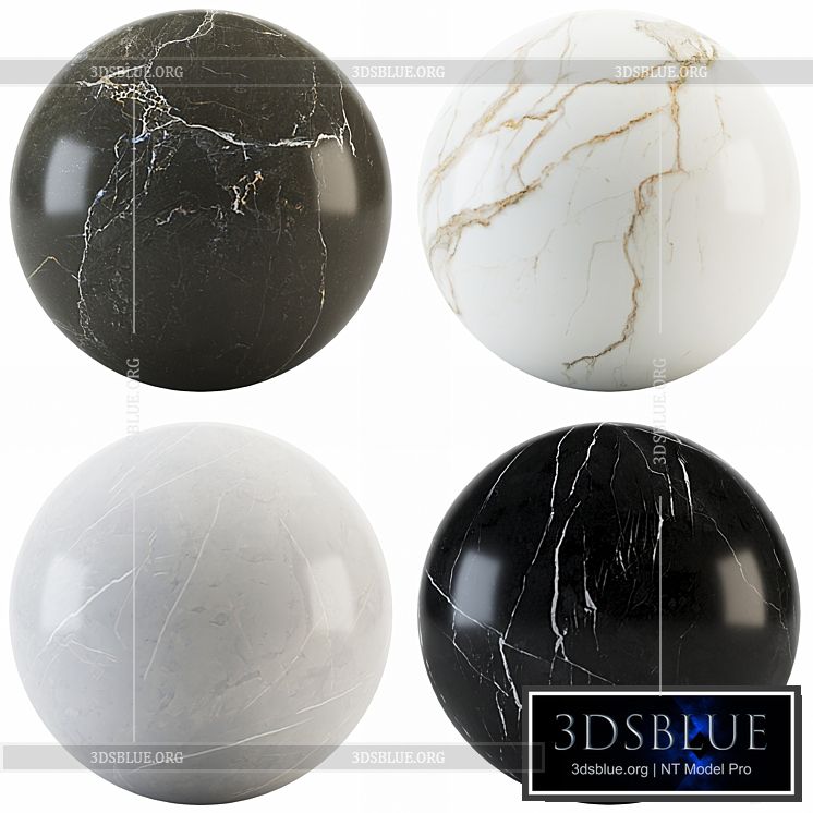 Collection Marble 10 3DS Max - thumbnail 3