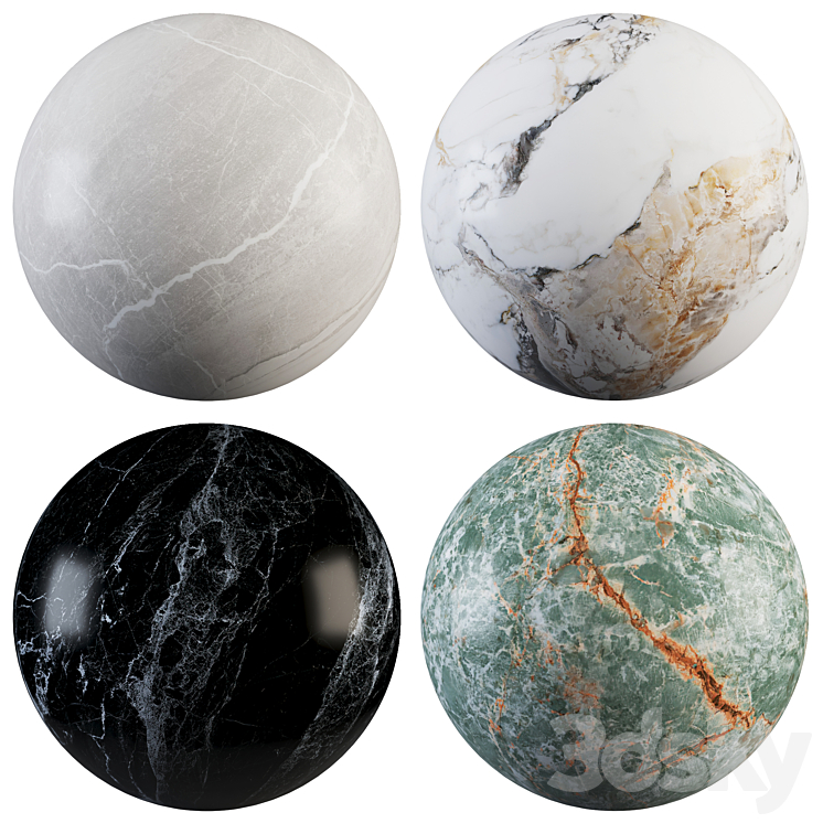 Collection Marble 19 3DS Max - thumbnail 1