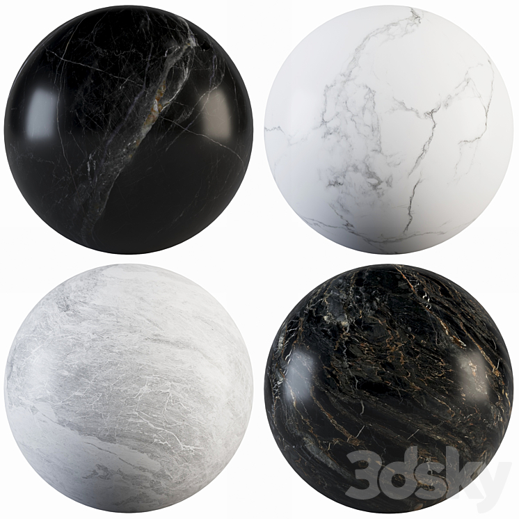 Collection Marble 23 3DS Max - thumbnail 1