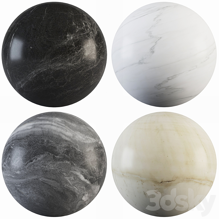 Collection Marble 26 3DS Max Model - thumbnail 1