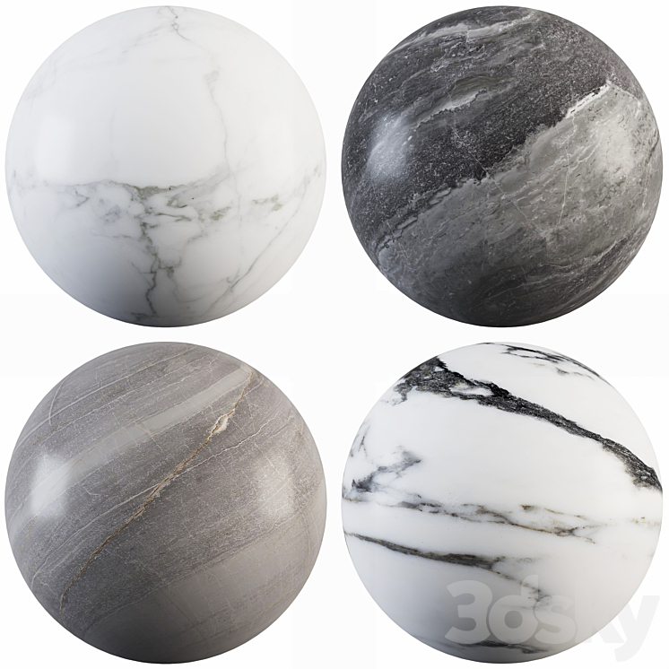 Collection Marble 27 3DS Max Model - thumbnail 1