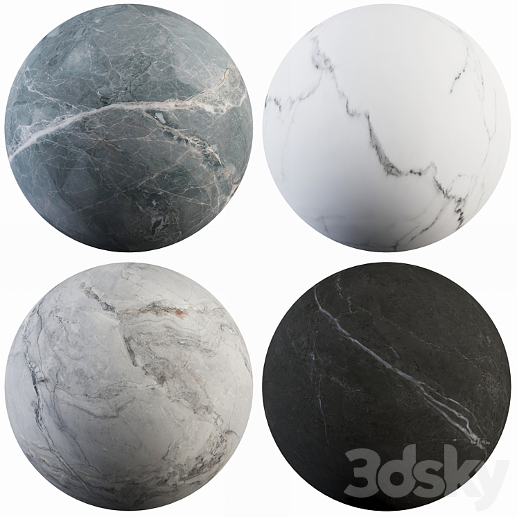 Collection Marble 28 3DS Max Model - thumbnail 3