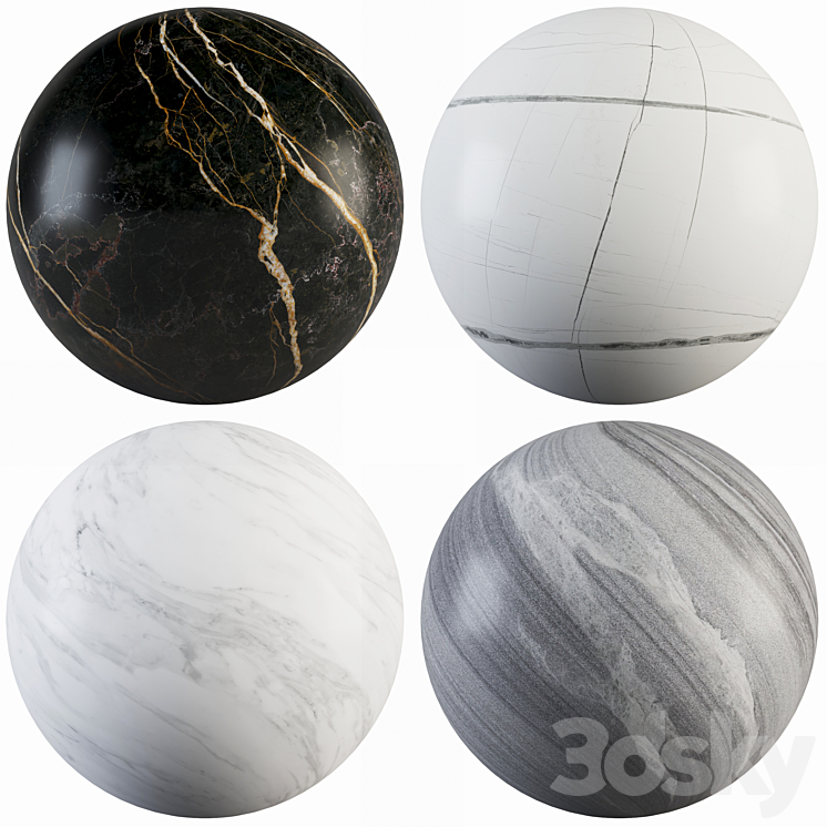 Collection Marble 40 3DS Max - thumbnail 1