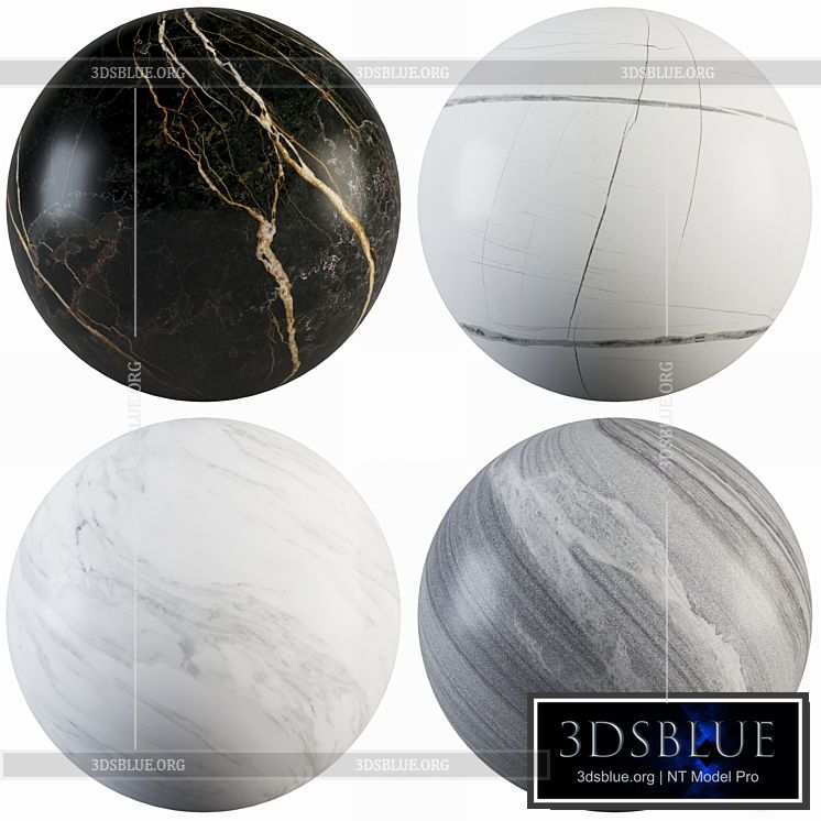 Collection Marble 40 3DS Max - thumbnail 3