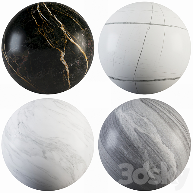 Collection Marble 40 3DS Max Model - thumbnail 1