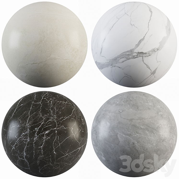 Collection Marble 43 3DS Max - thumbnail 1