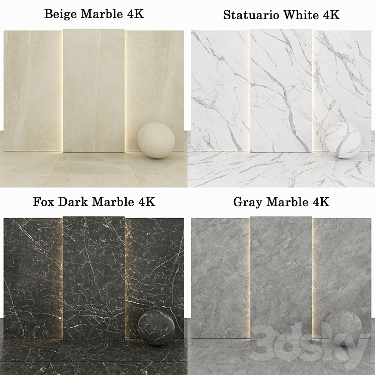 Collection Marble 43 3DS Max - thumbnail 2