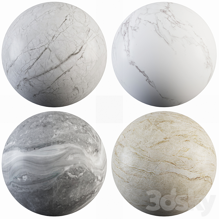 Collection Marble 44 3DS Max - thumbnail 1