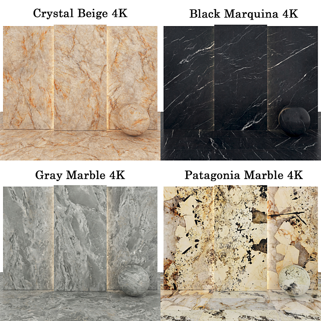 Collection Marble 51 3ds Max - thumbnail 2