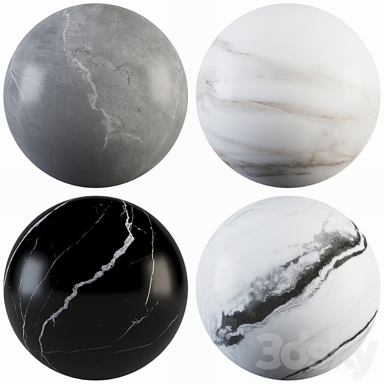 Collection Marble 56 3DS Max Model - thumbnail 1