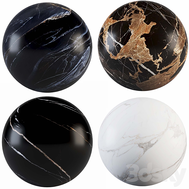 Collection Marble 64 3DS Max Model - thumbnail 3