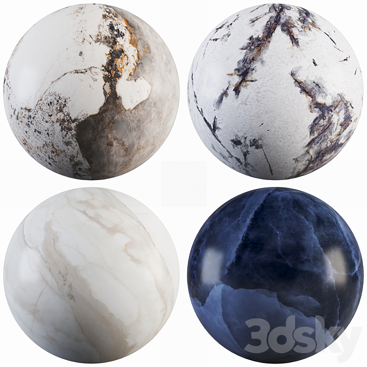 Collection Marble 67 3DS Max Model - thumbnail 3