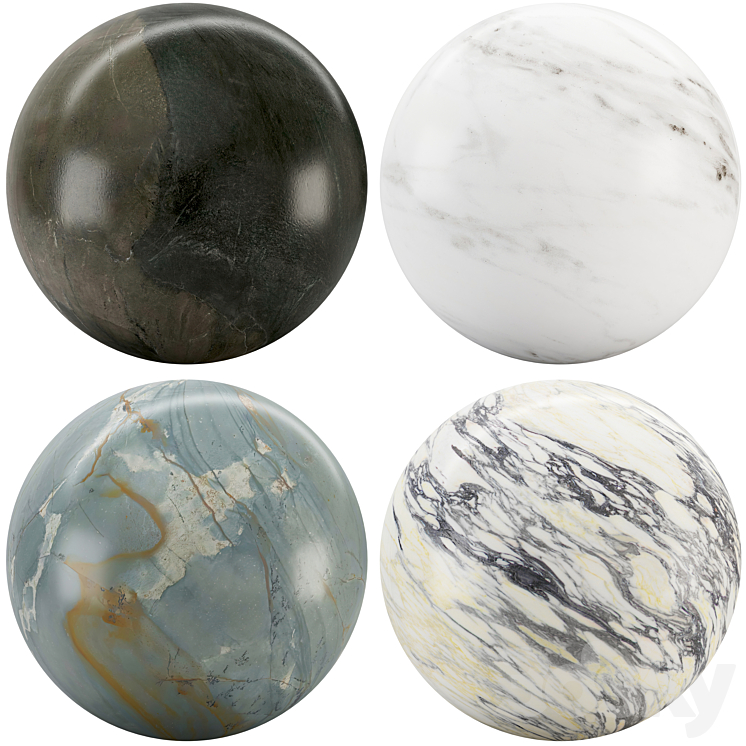 Collection Marble 76 3DS Max - thumbnail 1