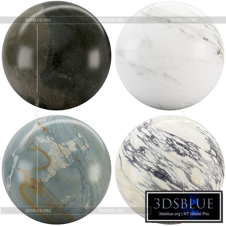 Collection Marble 76 3DS Max - thumbnail 3